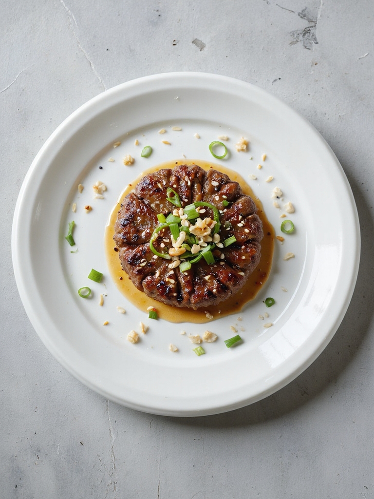 asian flavored beef patties recipe