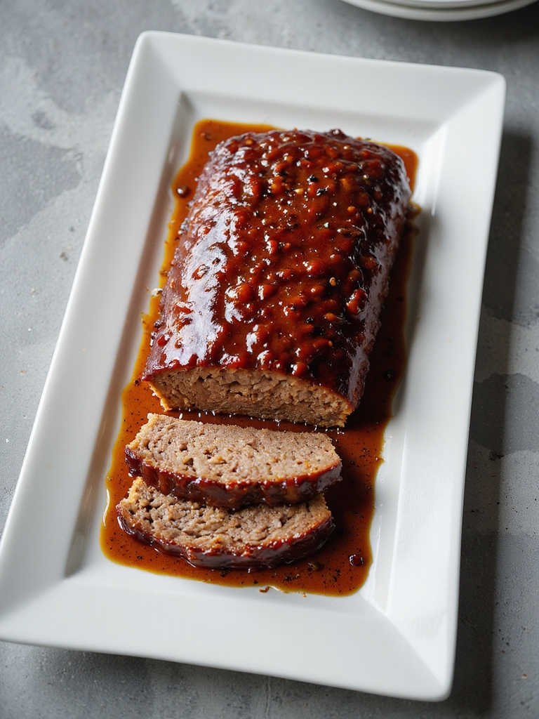 bbq meatloaf with spicy twist