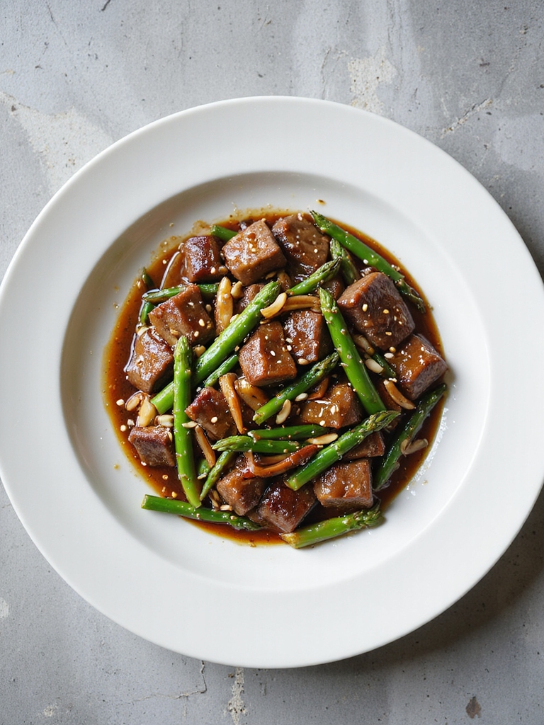 beef and asparagus stir fry
