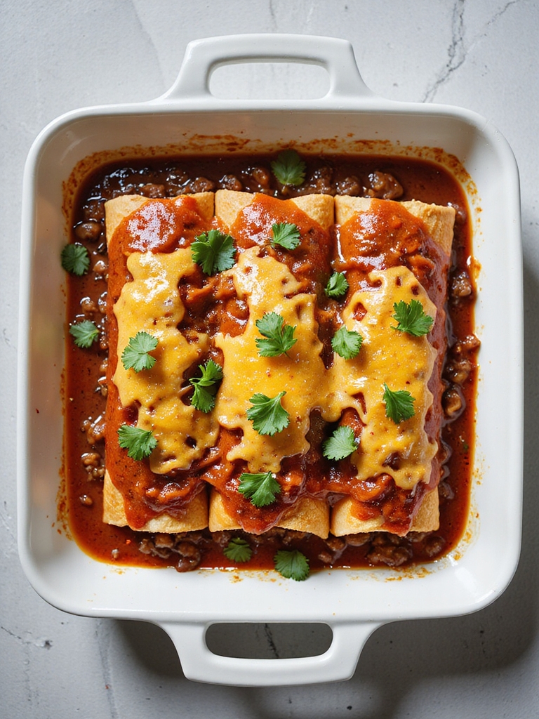 beef enchiladas with cheese