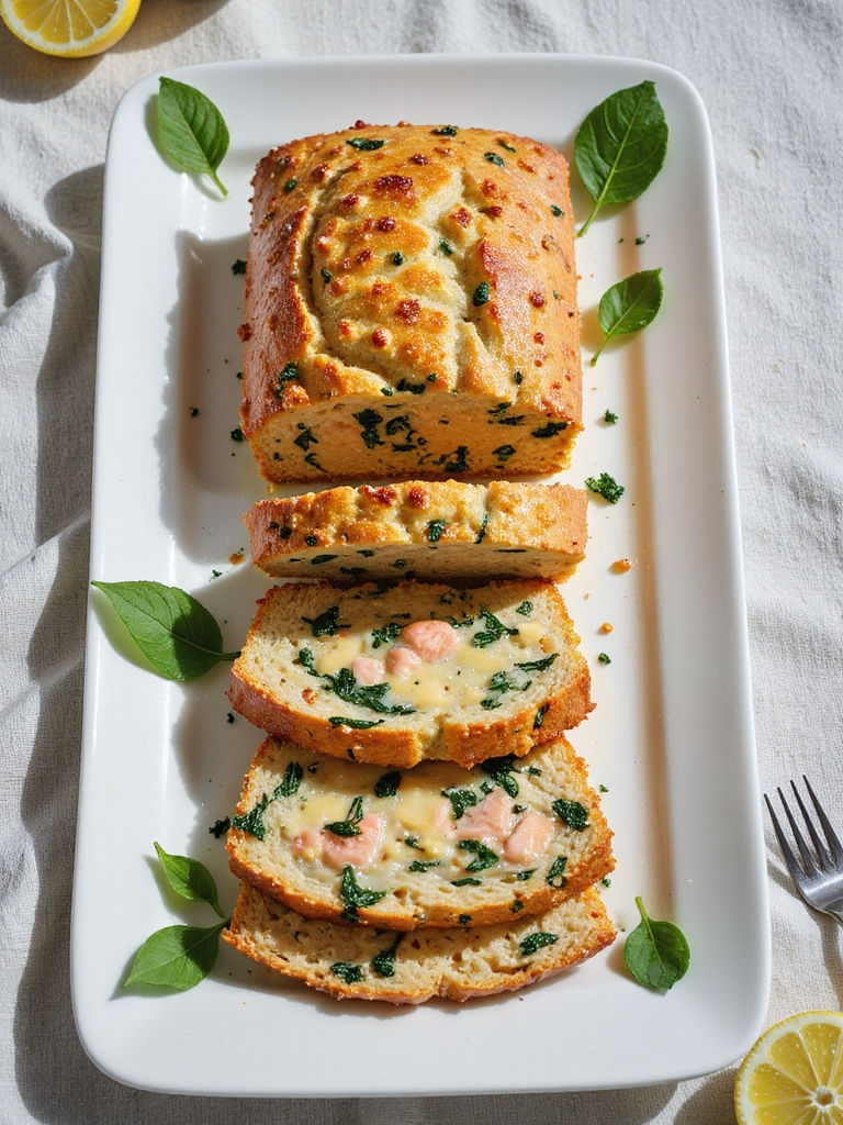 cheesy salmon loaf recipe