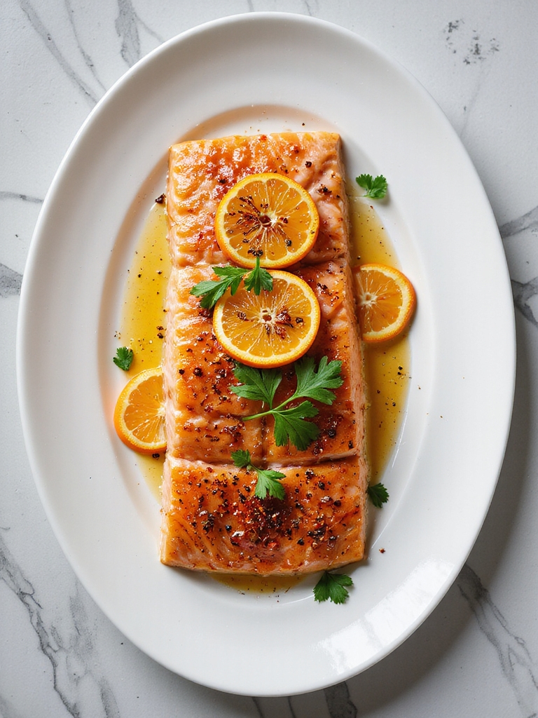 citrus glazed salmon recipe