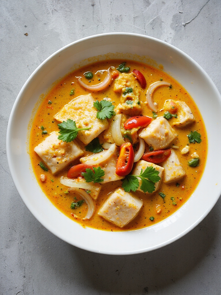 coconut curry fish stew