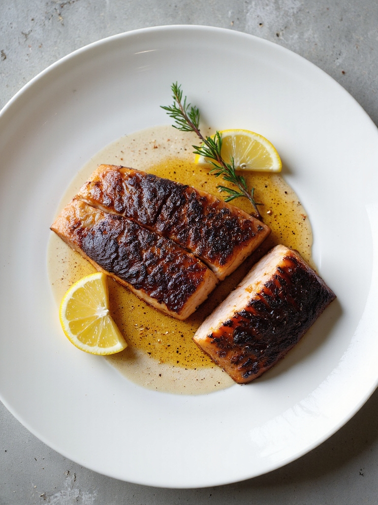 coffee spiced fish fillets