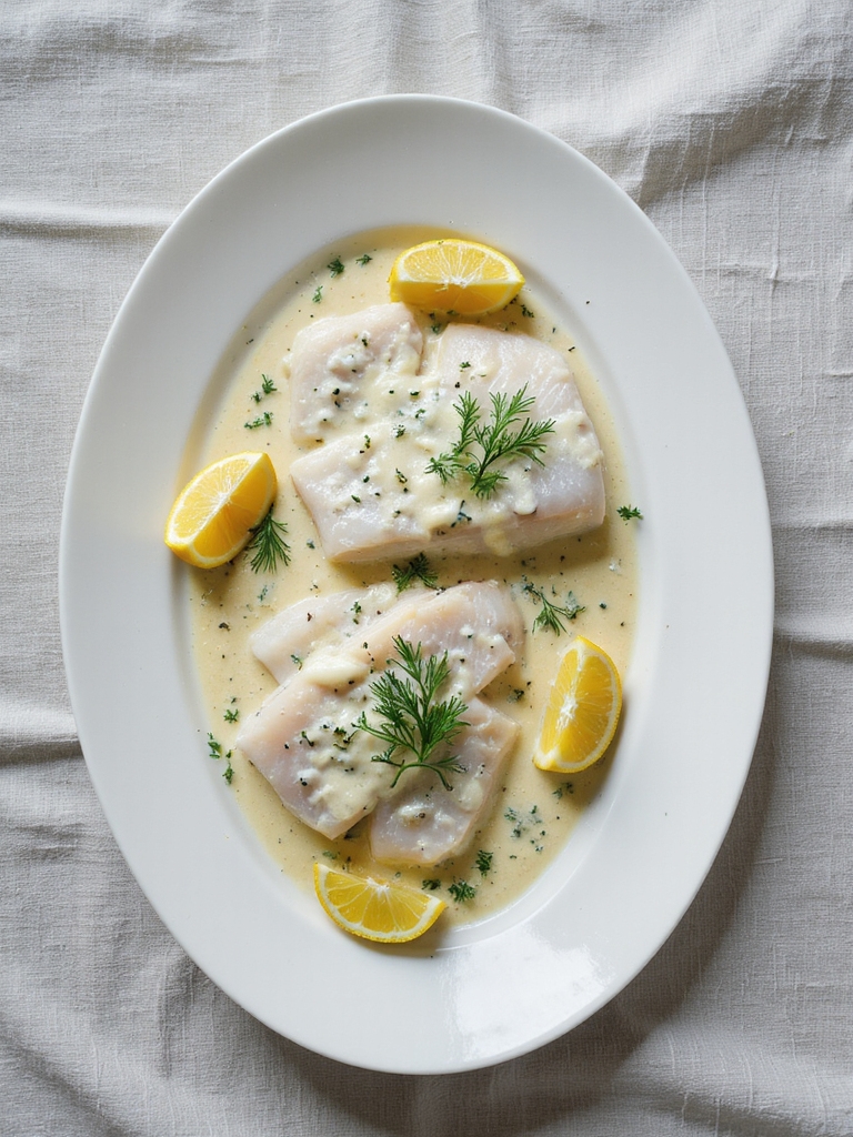 creamy dill mustard fish