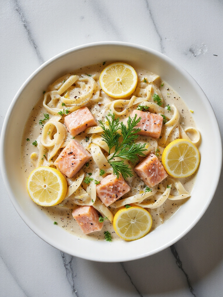 creamy lemon dill salmon