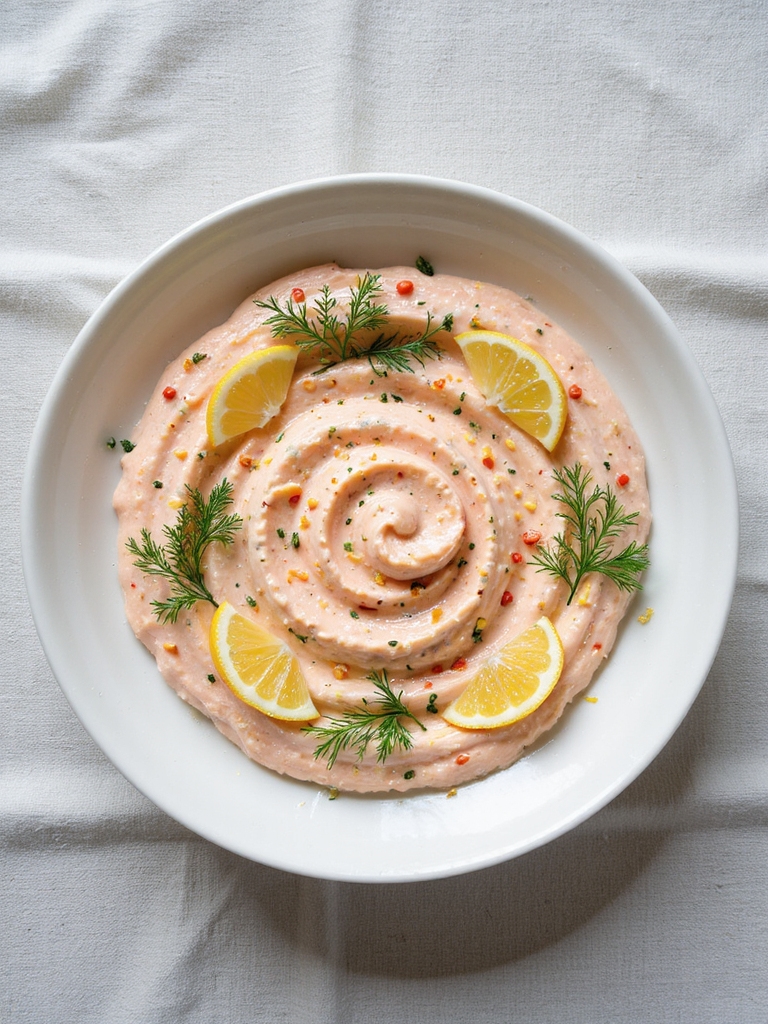 creamy lemon dill salmon spread