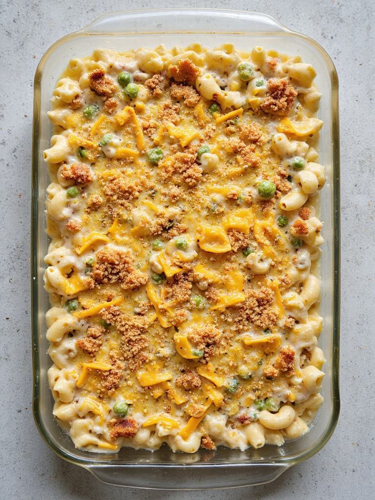 creamy tuna pasta casserole