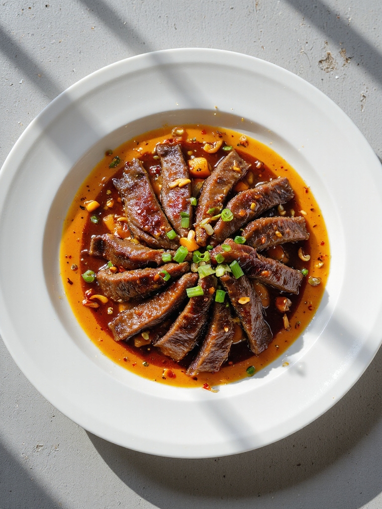 crispy beef with orange sauce