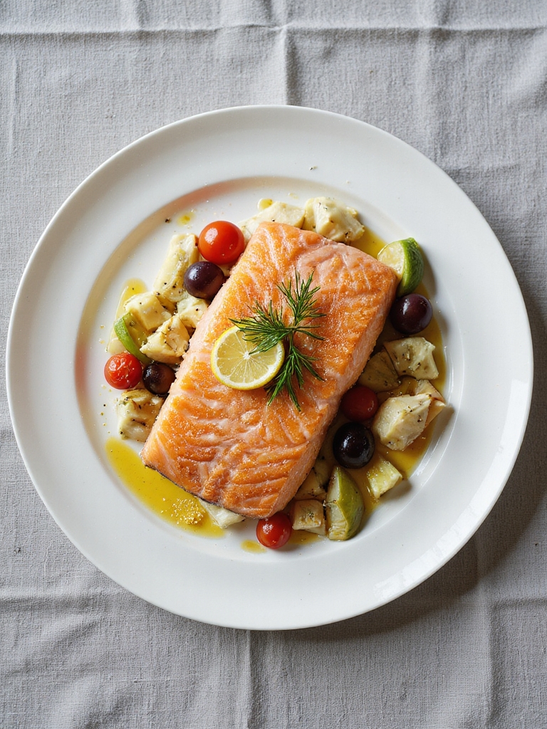 crispy lemon dill salmon recipe