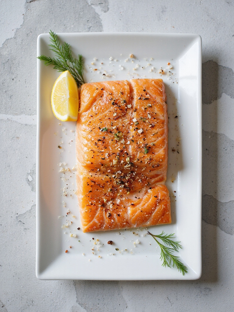 crispy oil free air fryer salmon