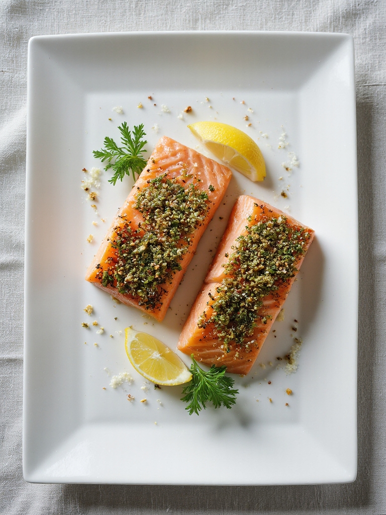 crispy wasabi salmon recipe