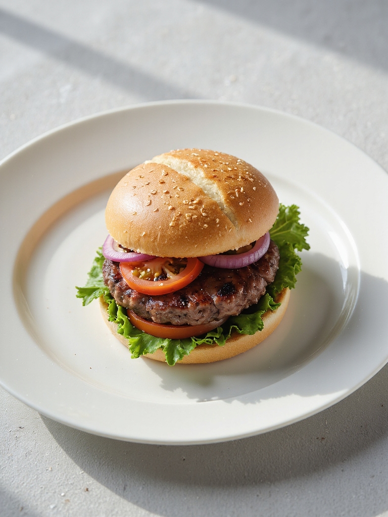 diet friendly beef burger recipe