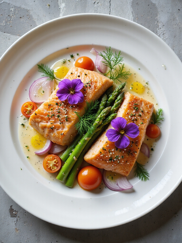 elevate fish dish presentation