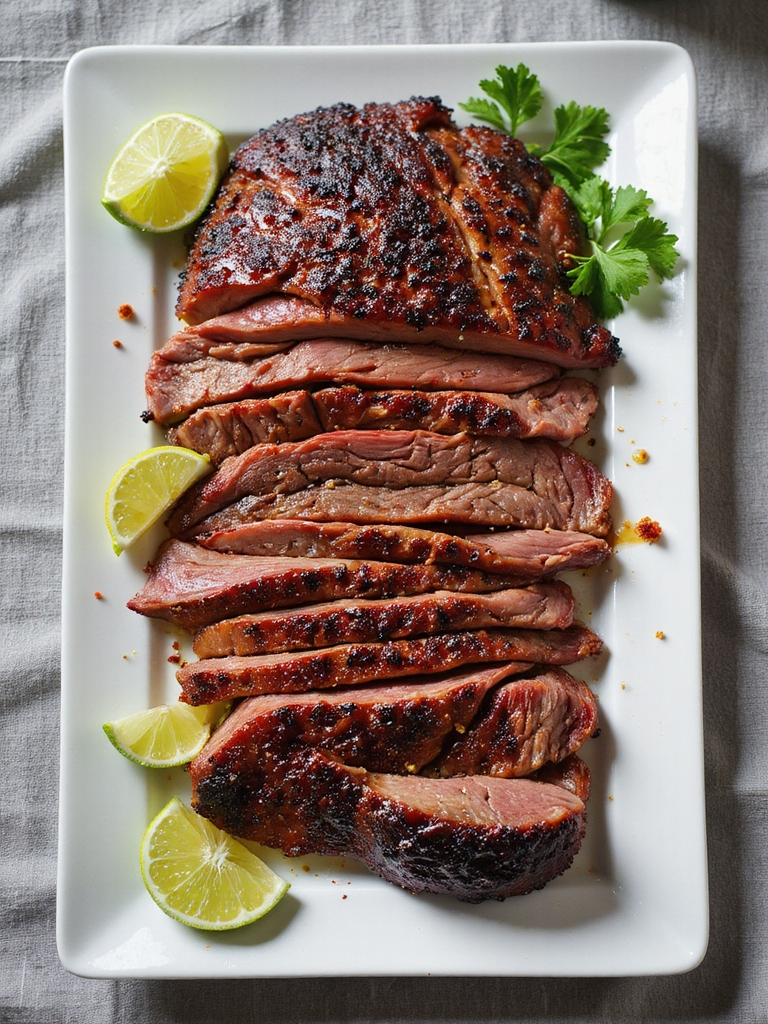 flavorful lime garlic brisket