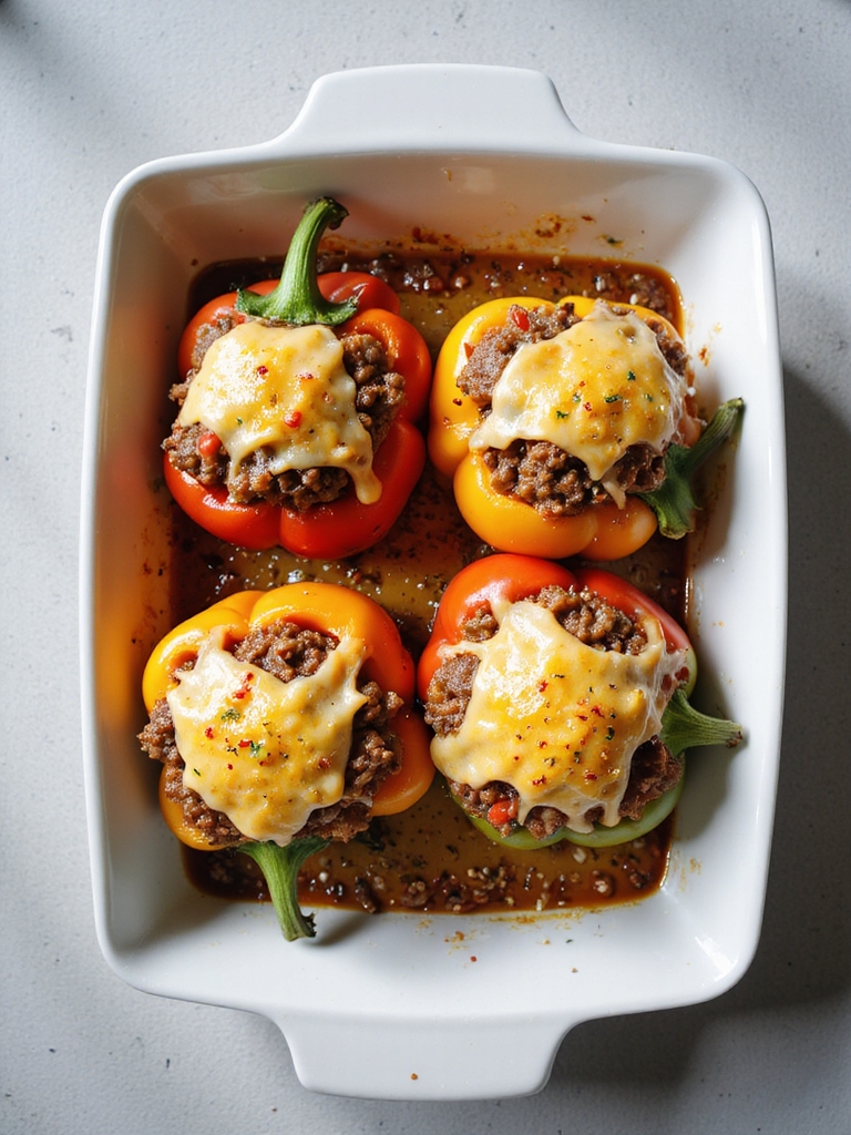 flavorful stuffed bell peppers