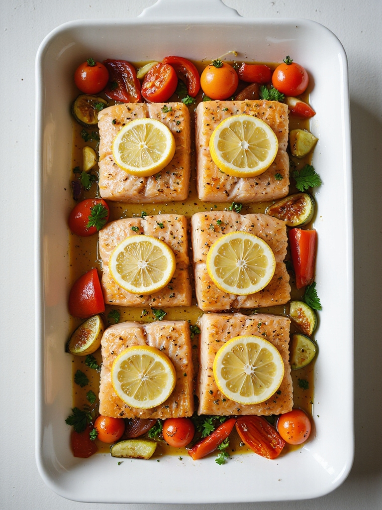 garlic butter baked fish