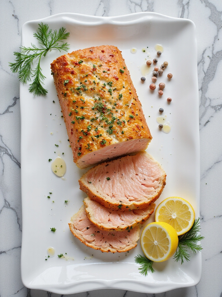 garlic herb salmon loaf recipe
