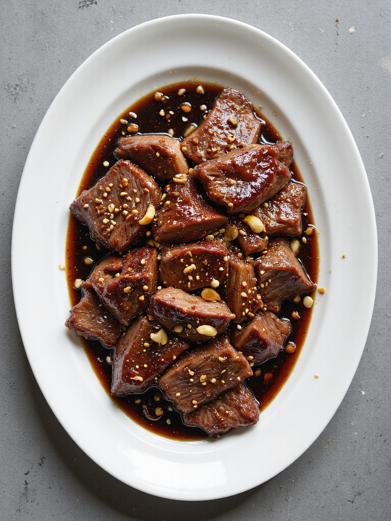 garlic soy marinated roast