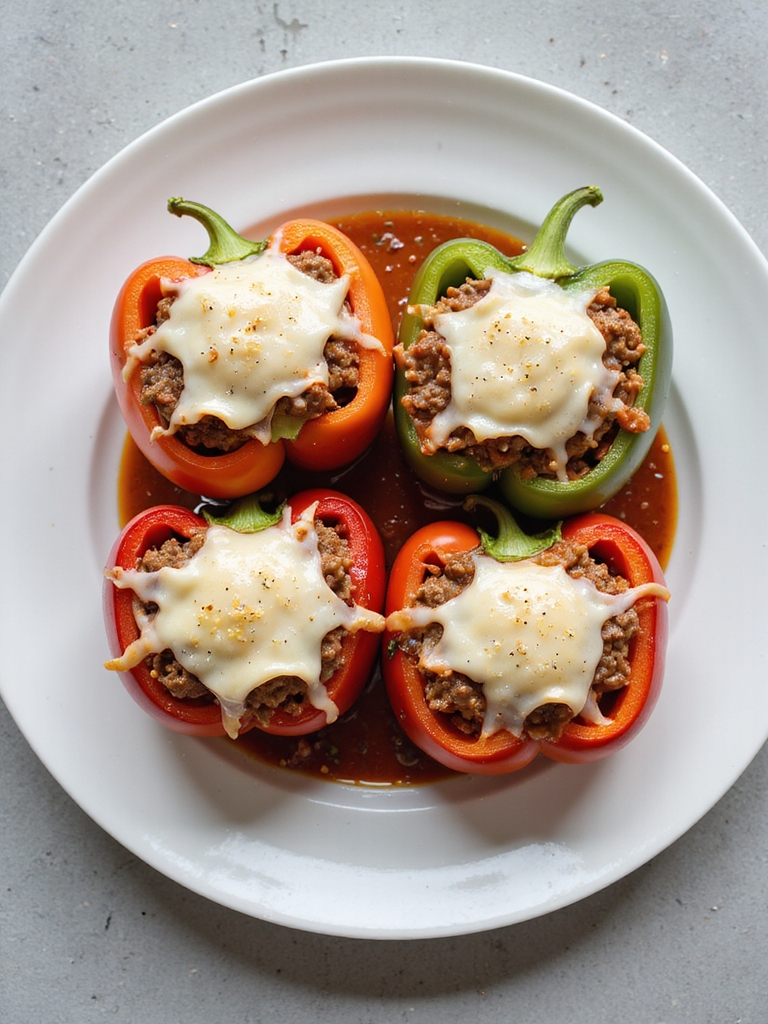 gourmet stuffed peppers recipe