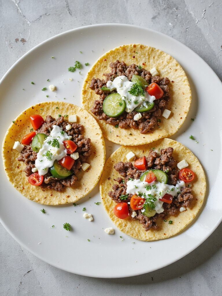 greek beef tacos recipe