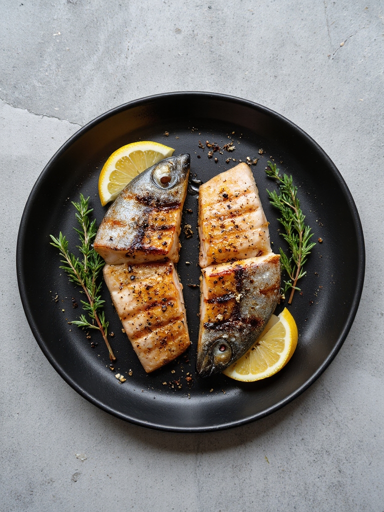 grilled mackerel with spices