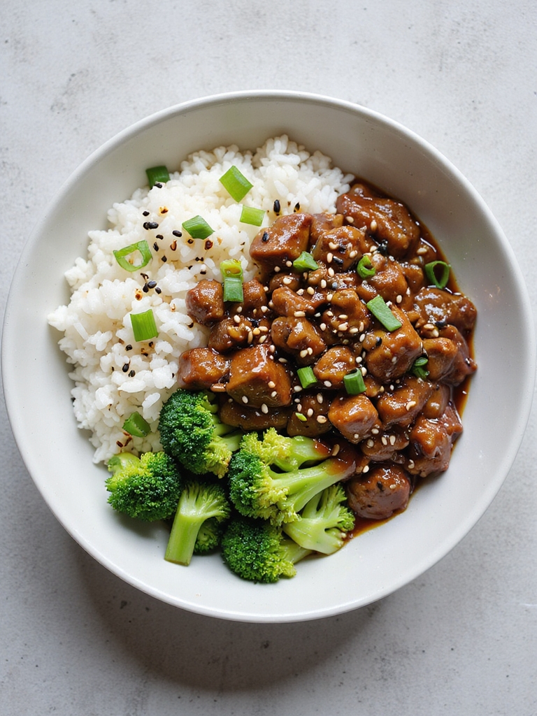 ground beef broccoli bowls
