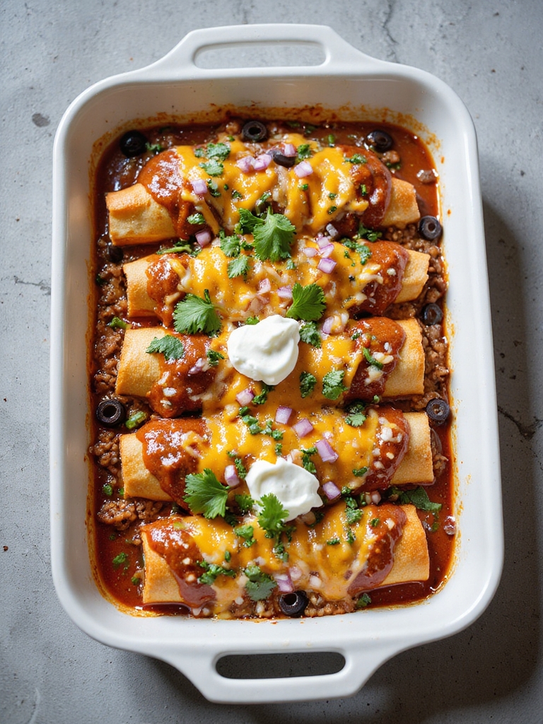 ground beef enchiladas recipe