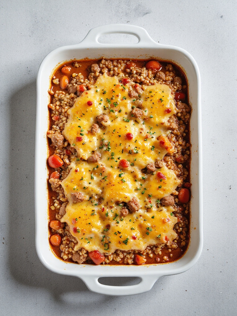 healthy beef and quinoa casserole
