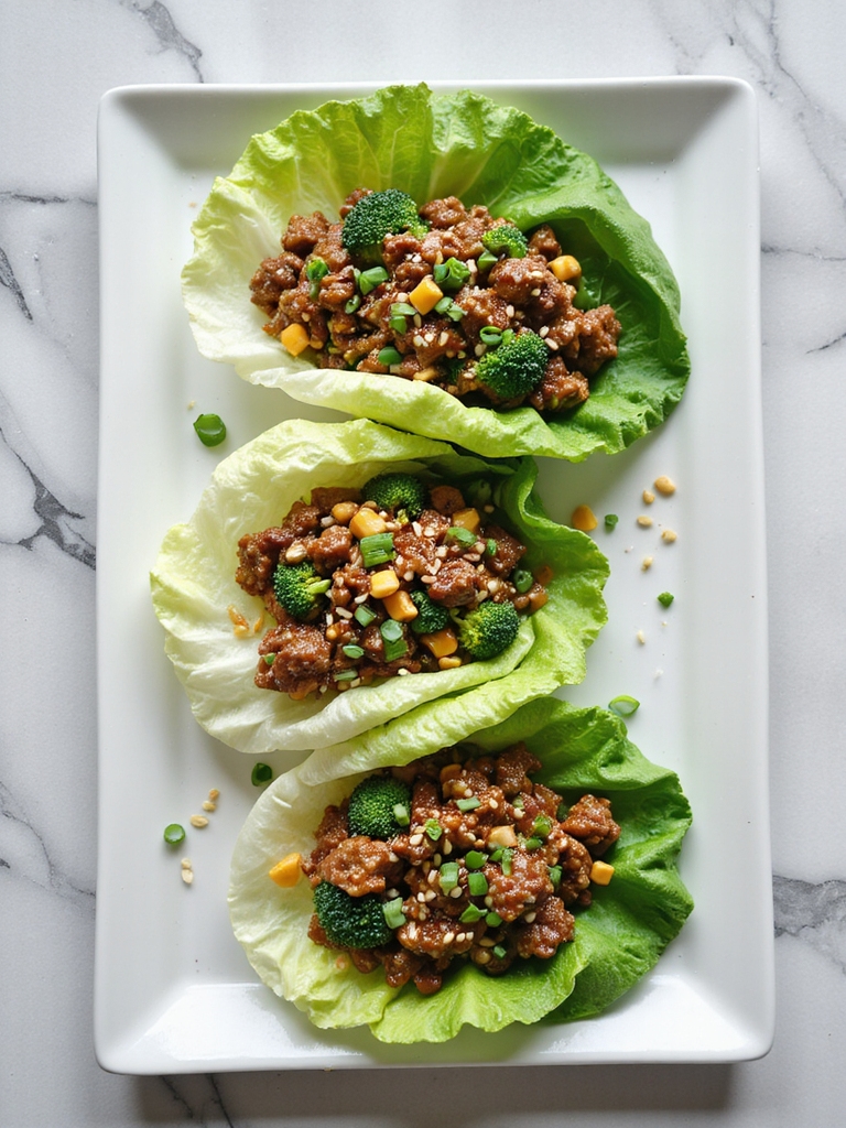 healthy beef broccoli wraps