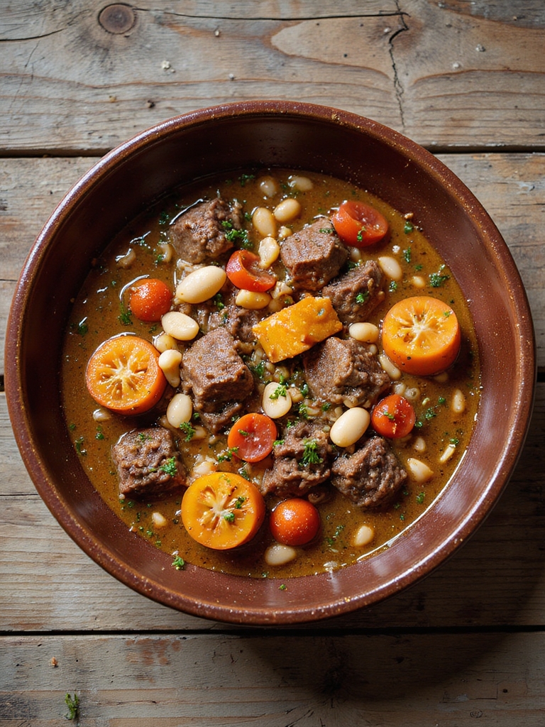 hearty beef and bean stew