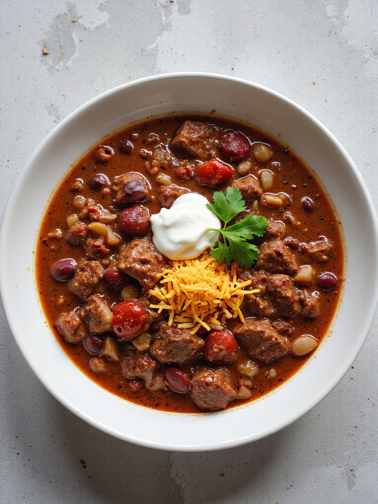 hearty beef chili recipe