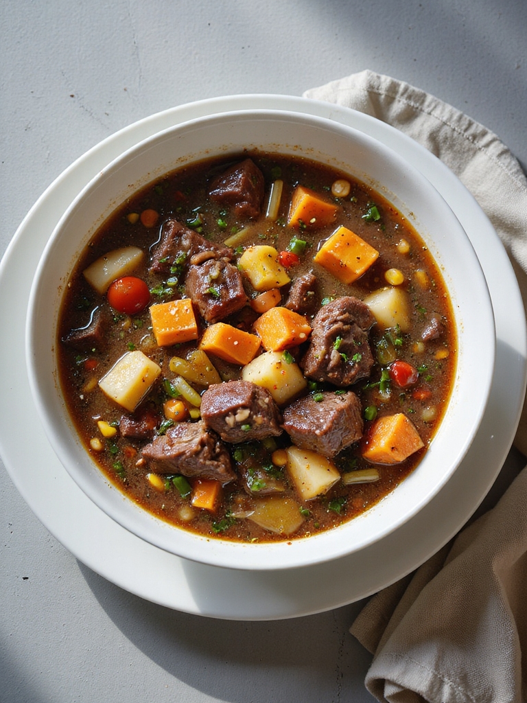 hearty beef vegetable soup