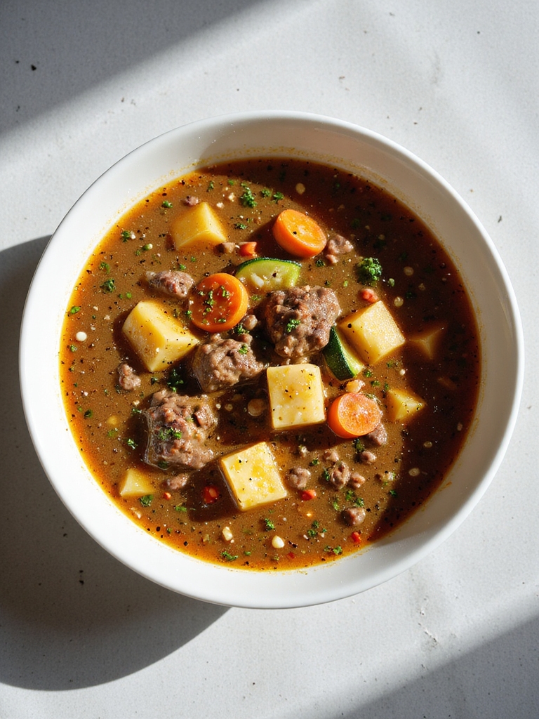 hearty beef vegetable soup