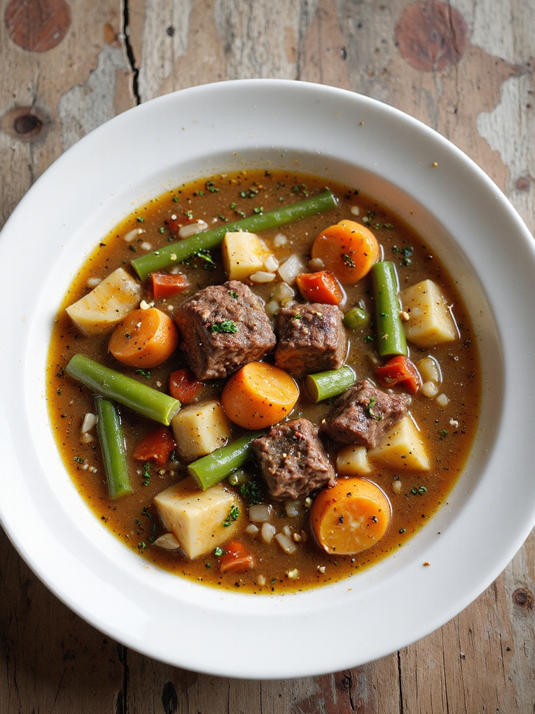 hearty beef vegetable soup