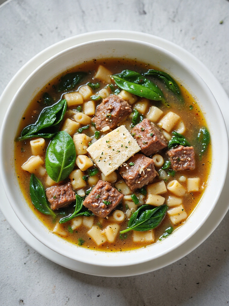 hearty ground beef soup