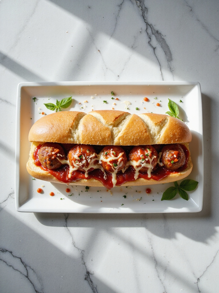 hearty italian meatball subs