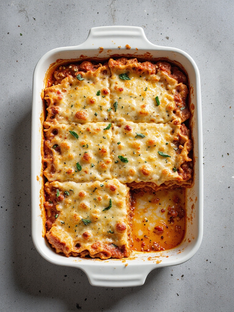 hearty layered beef lasagna