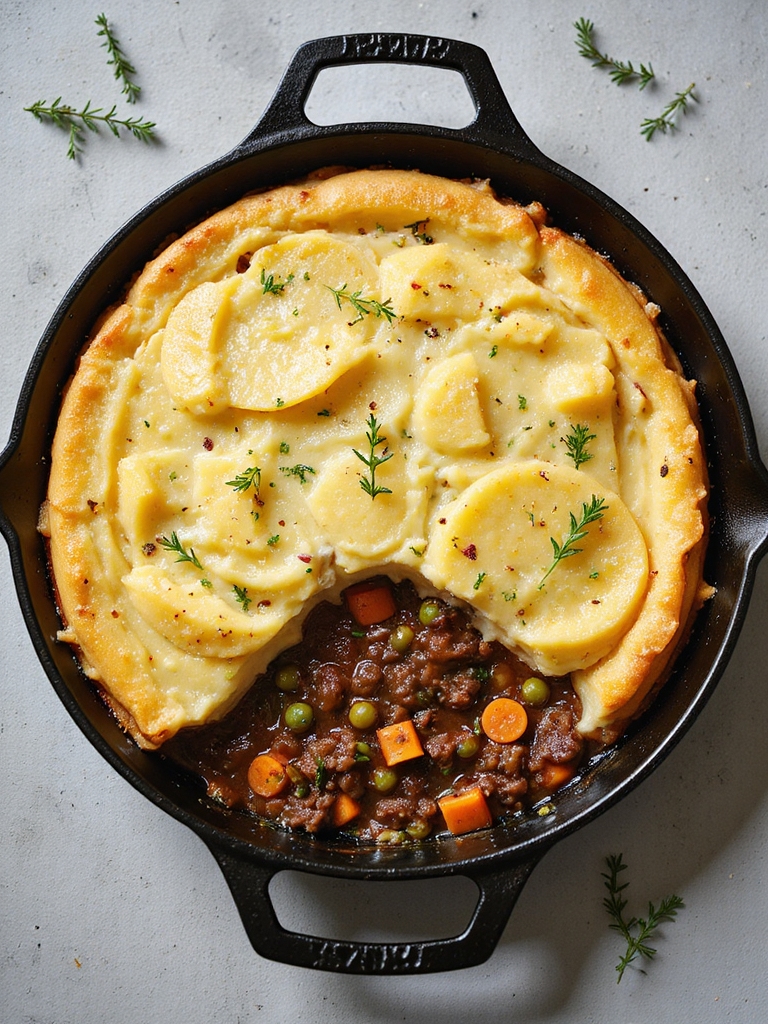 hearty one pan beef dish