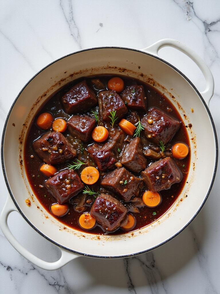 hearty red wine braise