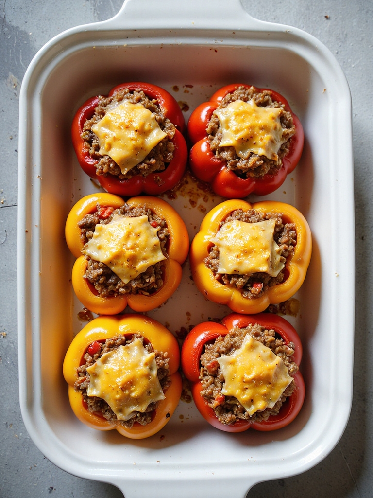 hearty stuffed bell peppers