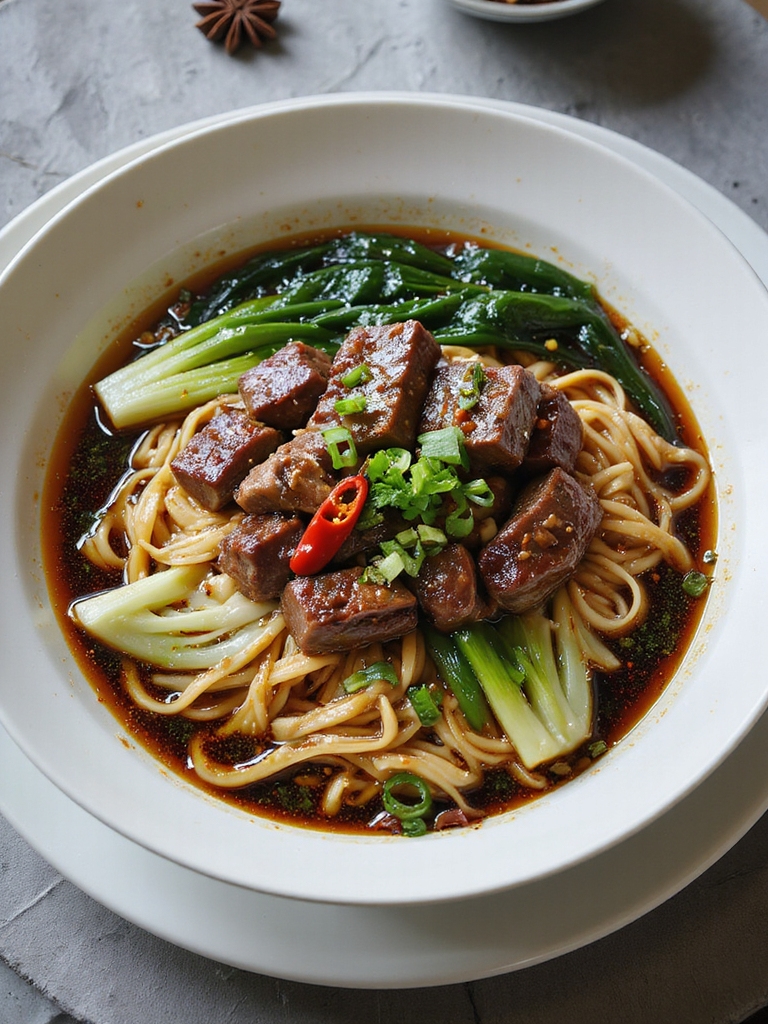 hearty taiwanese beef soup
