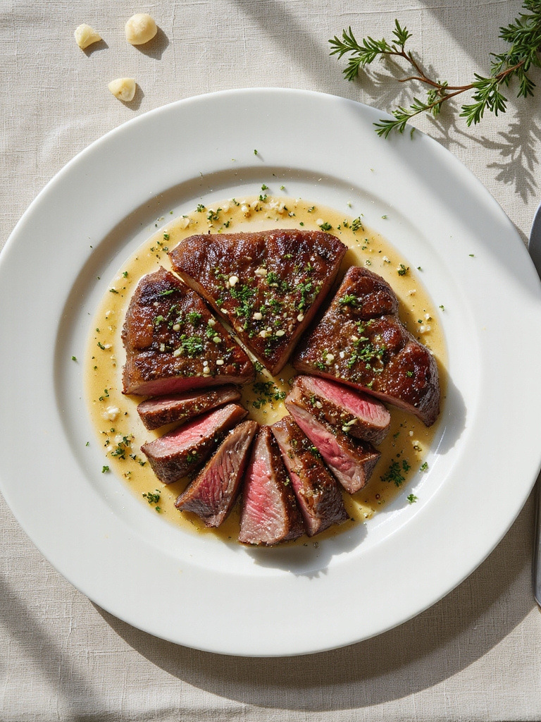 herb crusted sirloin steak recipe