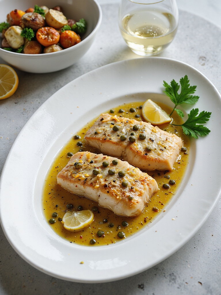 herb infused coastal fish dishes