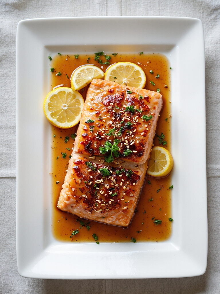 honey garlic salmon recipe