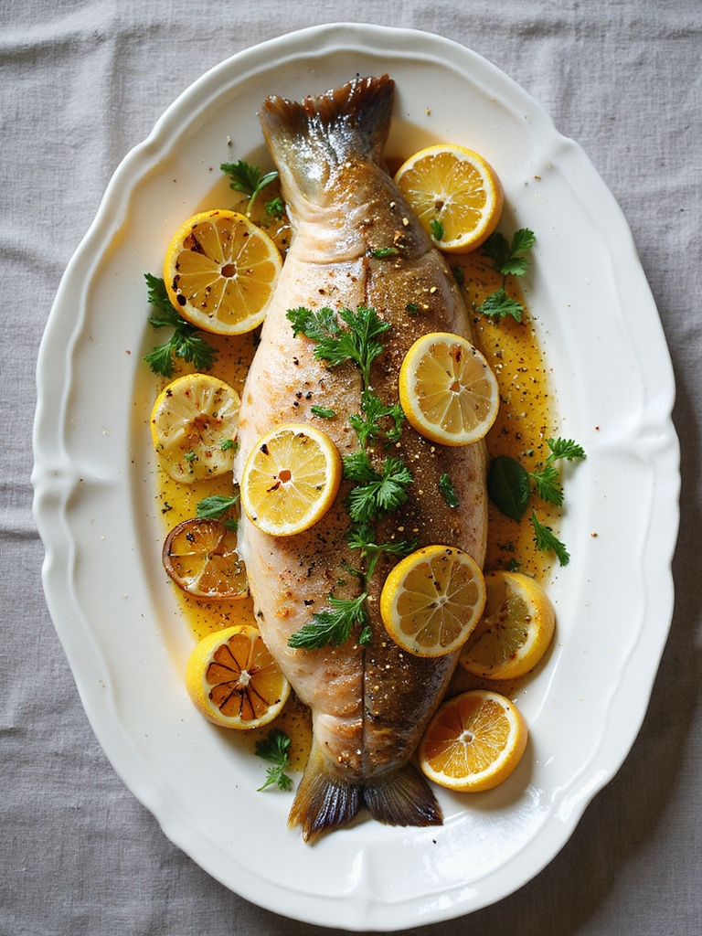 italian herb baked trout