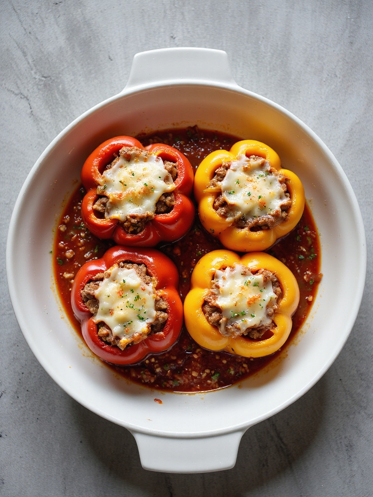 italian stuffed peppers recipe