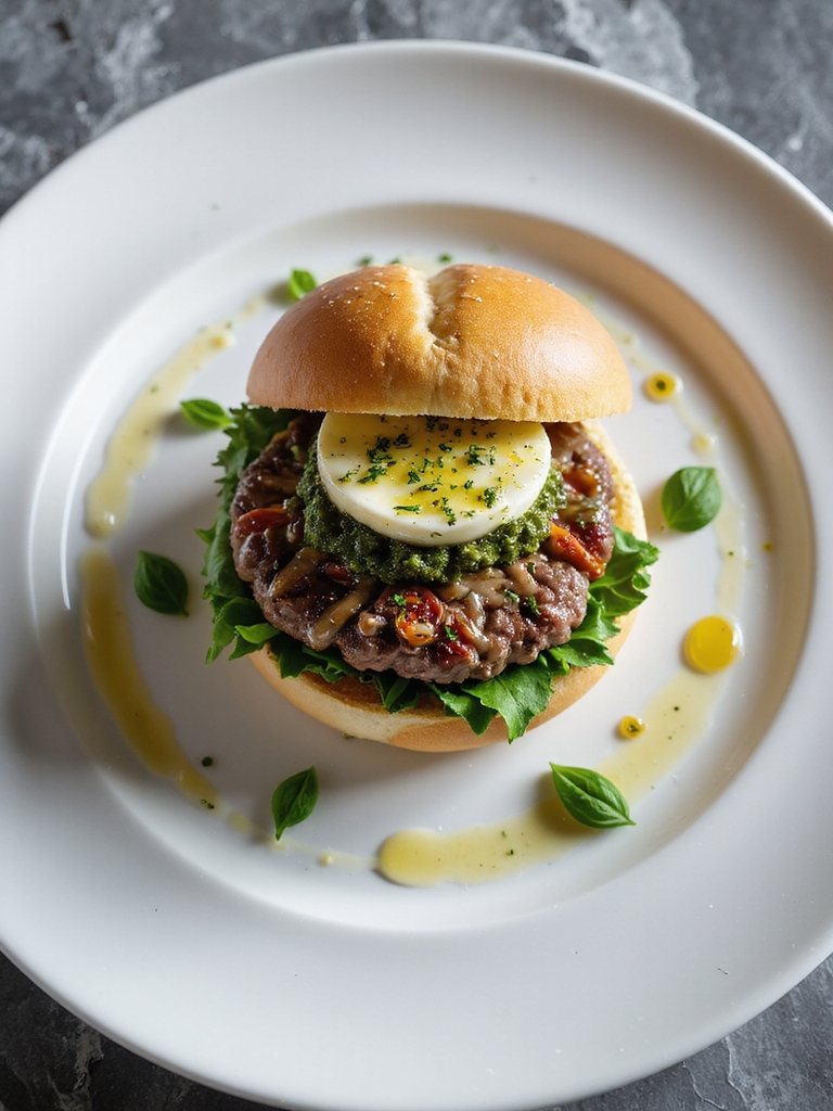 italian sun dried tomato burger