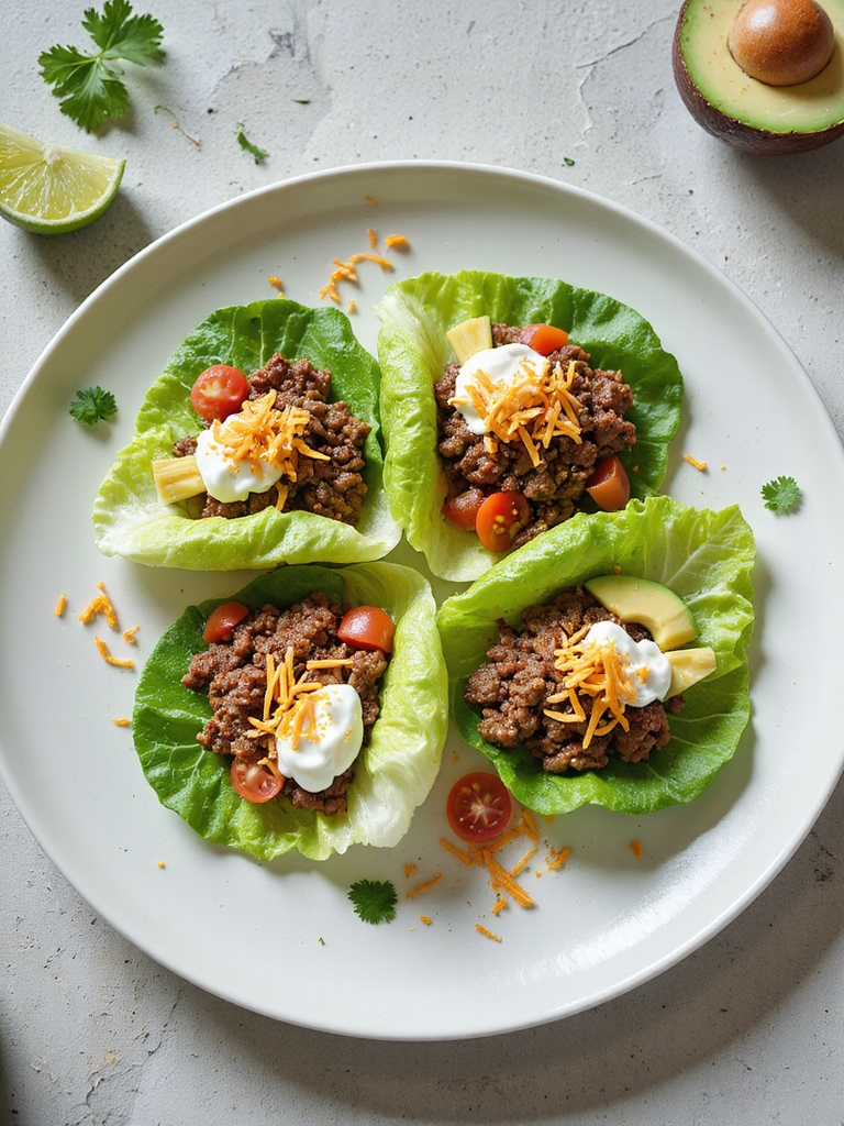 keto ground beef tacos