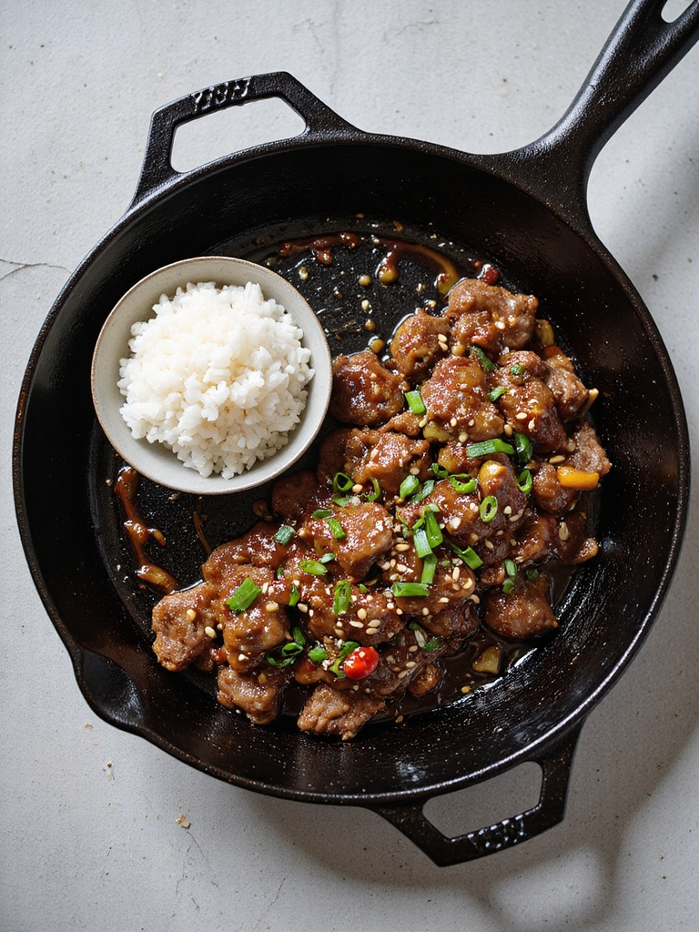 korean beef bulgogi skillet recipe